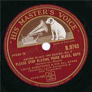 Louis Armstrong & His All Stars - Please Stop Playing Those Blues, Boys / Before Long album