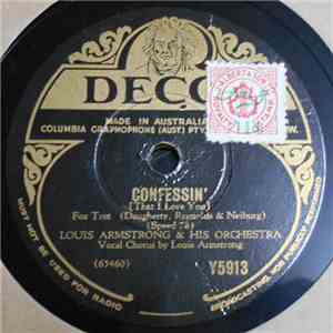 Louis Armstrong & His Orchestra - Confessin' (That I Love You) / If It's Good (Then I Want It) album