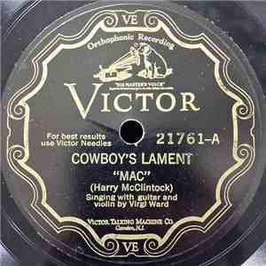 "Mac" - Cowboy's Lament /Good-Bye Old Paint album