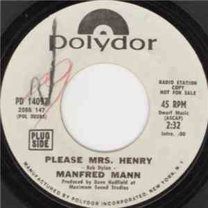 Manfred Mann - Please Mrs. Henry album