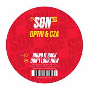 Optiv & CZA - Bring It Back / Don’t Look Now album