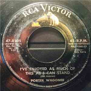 Porter Wagoner - I've Enjoyed As Much Of This As I Can Stand album