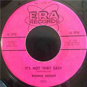 Ronnie Height - It's Not That Easy / Portrait Of Linda album