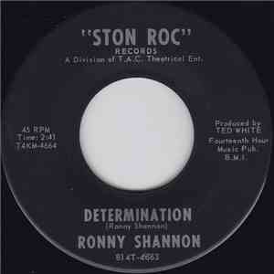 Ronny Shannon - Determination / You're Gonna Need Me album