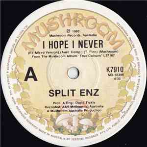 Split Enz - I Hope I Never album