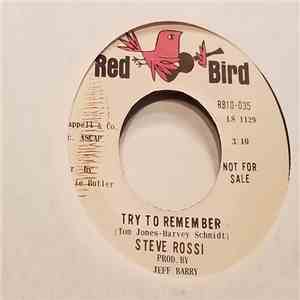 Steve Rossi - Try To Remember album