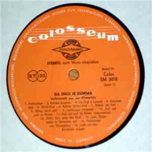 Various - Da Engl Is Kumma - Volksmusik Aus Der Oberpfalz album