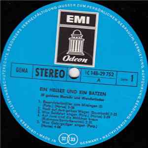Various - Ein Heller Und Ein Batzen (55 Goldene Marsch- Und Wanderlieder) album
