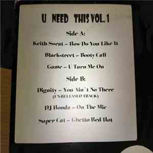 Various - U Need This Vol.1 album