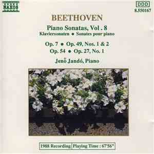 Beethoven, Jenö Jandó - Piano Sonatas, Vol. 8 album