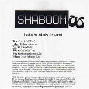 Blakkat Featuring Natalie Arnold - Can't Get Thru album