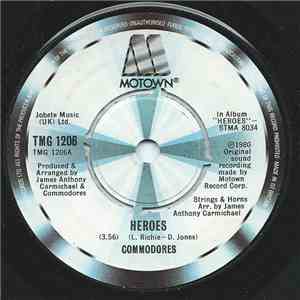Commodores - Heroes / Don't You Be Worried album