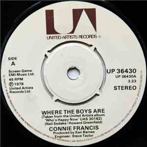 Connie Francis - Where The Boys Are / A-Ba-Ni-Bi album