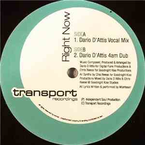 Dario D'Attis & Morrisson - Right Now album