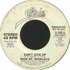 Dick St. Nicklaus - Can't Give Up album