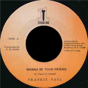 Frankie Paul - Wanna Be Your Friend album