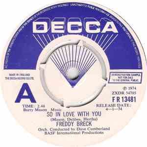 Freddy Breck - So In Love With You / Living To Love album