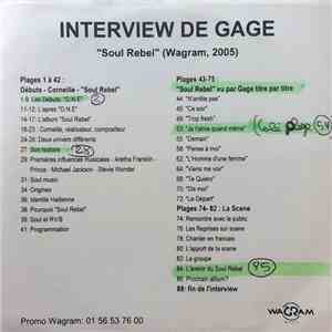 Gage - Interview de Gage album