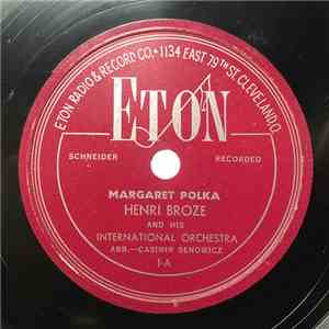 Henri Broze And His International Orchestra - Margaret Polka / Starlight Polka album