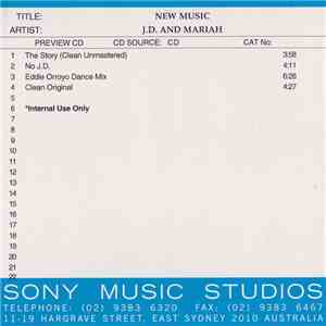 JD & Mariah - New Music album