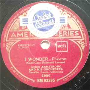 Louis Armstrong And His Orchestra - I Wonder / Jodie Man album