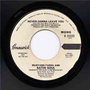 Maryann Farra & Satin Soul - Never Gonna Leave You album