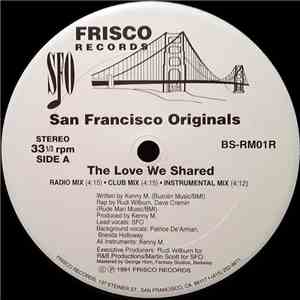 SFO San Francisco Originals - The Love We Shared album