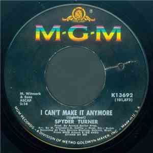 Spyder Turner - I Can't Make It Anymore / Don't Hold Back album