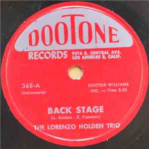 The Lorenzo Holden Trio - Back Stage / Earth Angel album
