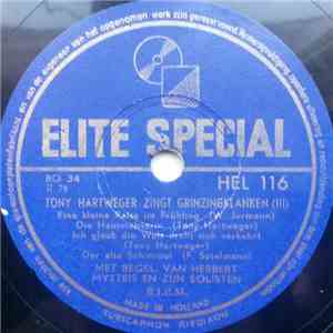 Tony Hartweger - Zingt Grinzingklanken album