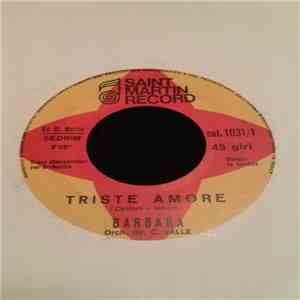 Barbara Lory - Triste Amore - L'Uomo Del Fiume album
