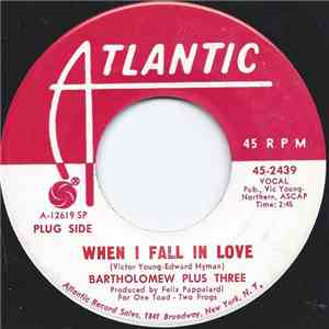 Bartholomew Plus Three - When I Fall In Love album