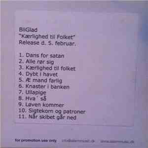BliGlad - Kærlighed Til Folket album