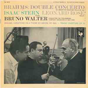 Brahms, Bruno Walter - Double Concerto / Haydn Variations / Tragic Overture album