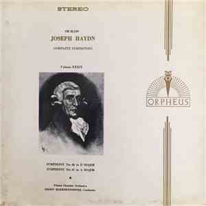 Joseph Haydn - Complete Symphonies Volume XXXIX album