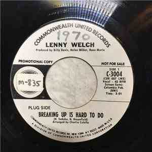 Lenny Welch - Breaking Up Is Hard To Do / Get Mommy To Come Back Home album