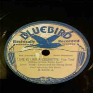 Louis "King" Garcia And His Swing Band - Love Is Like A Cigarette / It's Great To Be In Love Again album