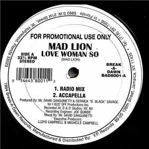 Mad Lion - Love Woman So album