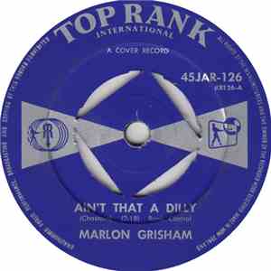 Marlon Grisham - Ain't That A Dilly / Sugarfoot album
