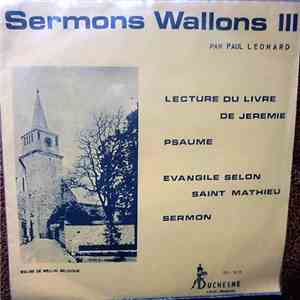 Paul Leonard - Sermons Wallons III album
