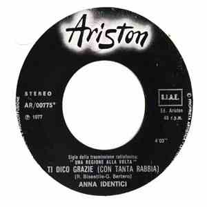 Anna Identici - Ti Dico Grazie (Con Tanta Rabbia) album