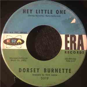 Dorsey Burnette - Hey Little One / The Ghost of Billy Malloo album
