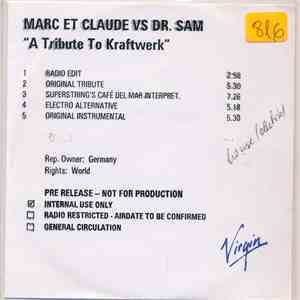 Marc Et Claude vs. Dr. Sam - A Tribute To Kraftwerk album