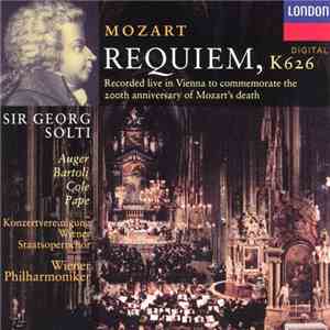 Mozart, Georg Solti - Requiem, K626, in D minor album
