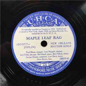 New Orleans Rhythm Kings / The Wolverine Orchestra - Maple Leaf Rag / Copenhagen album