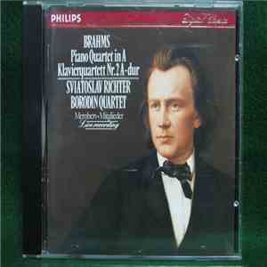 Sviatoslav Richter, Borodin Quartet - Johannes Brahms - Piano Quartet No. 2 In A, Op. 26 album