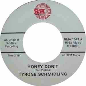 Tyrone Schmidling - Honey Don't album