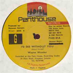Wayne Wonder - I'd Die Without You album