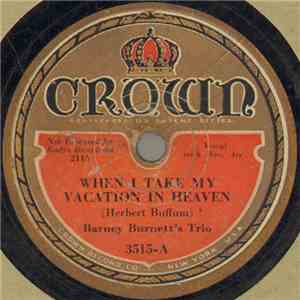 Barney Burnett's Trio - When I Take My Vacation In Heaven / Way Up There album