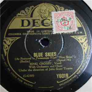 Bing Crosby, Trudy Erwin - Blue Skies / I'll See You In Cuba album
